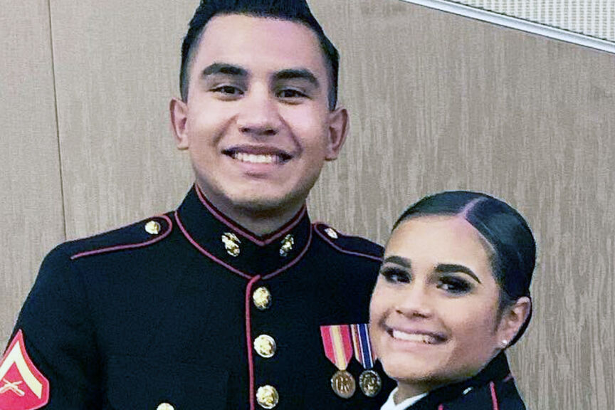 Valerie Lara and her husband